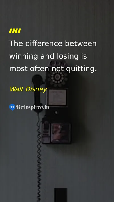Walt Disney Picture Quote on success discipline hard-work 