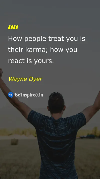 Wayne Dyer Picture Quote on life wisdom self-control discipline 