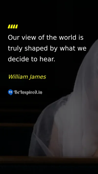 William James Picture Quote on life wisdom change 