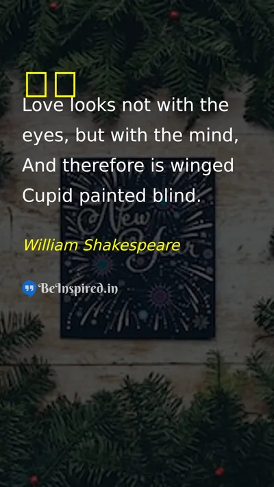William Shakespeare Picture Quote on eye 