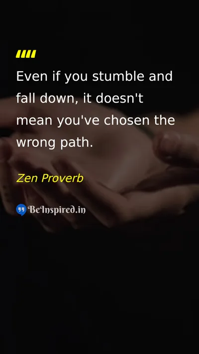 Zen Proverb Picture Quote on motivation life hope 