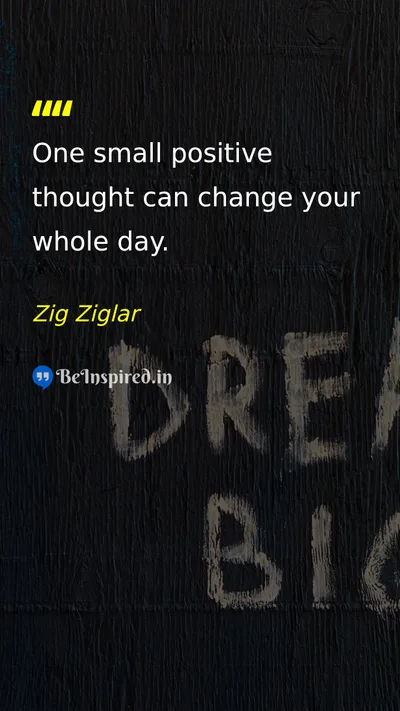 Zig Ziglar Picture Quote on happiness motivational change 