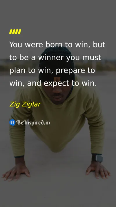 Zig Ziglar Picture Quote on success motivation discipline 