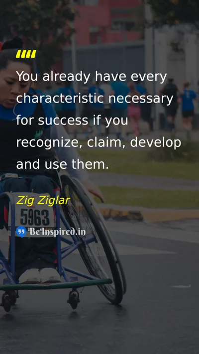 Zig Ziglar Picture Quote on success self-confidence motivation 