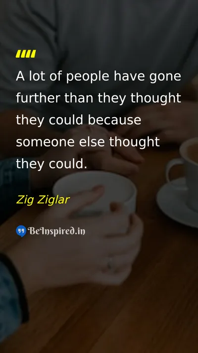 Zig Ziglar Picture Quote on self-confidence leadership 