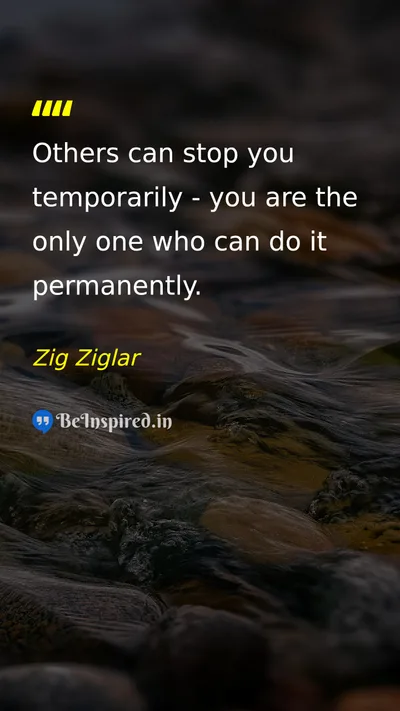 Zig Ziglar Picture Quote on self-confidence discipline motivation 