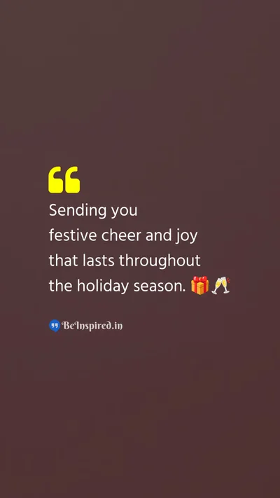 Christmas Wishes Quote related to festive, cheer, joy, holiday season