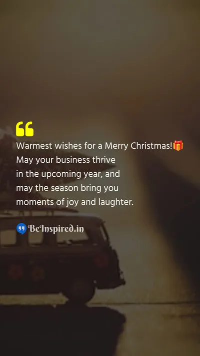 Christmas Wishes Quote related to client, business, joy, laughter, thrive