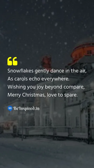 Christmas Wishes Quote related to joy, love, winter, celebration