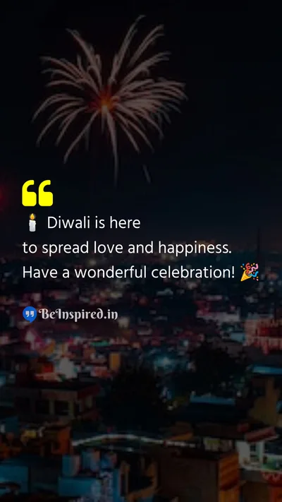 Diwali/Deepavali Wishes Quote related to diwali, love, happiness, celebration