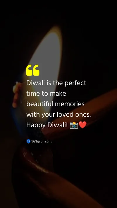 Diwali/Deepavali Wishes Quote related to memories, loved ones, diwali