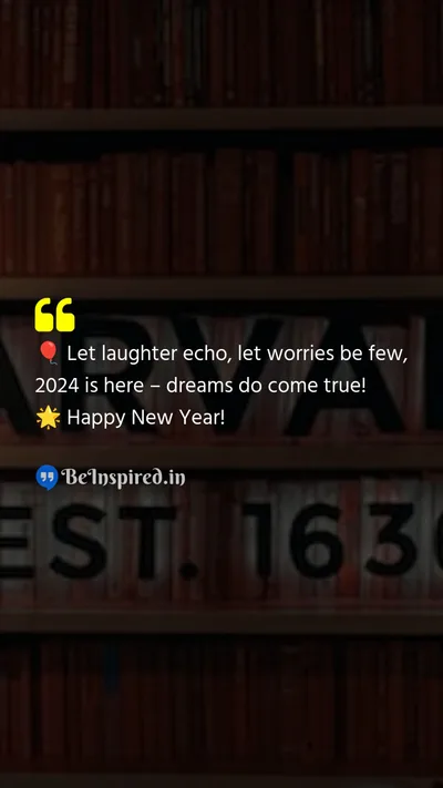 New Year Wishes Quote related to happiness, dreams, hope