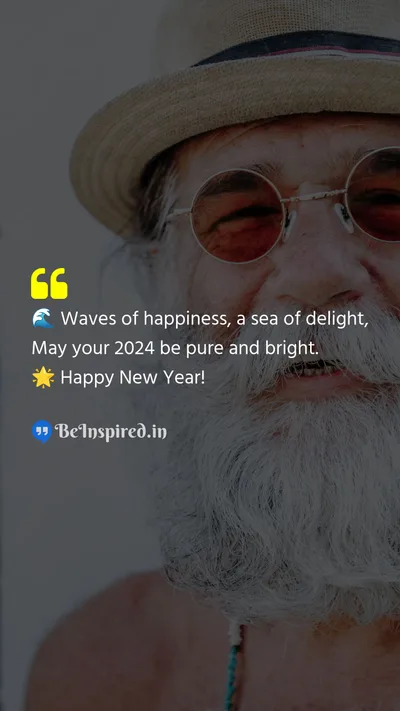New Year Wishes Quote related to happiness, joy, optimism