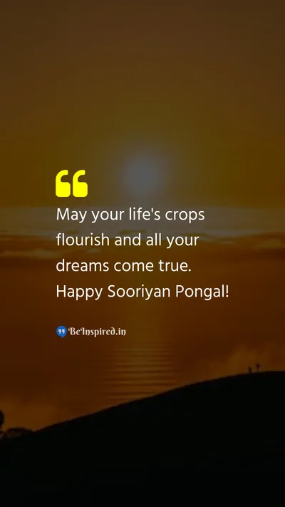 Pongal Wishes Quote related to 