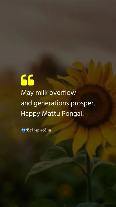 Pongal Wishes Quote related to 