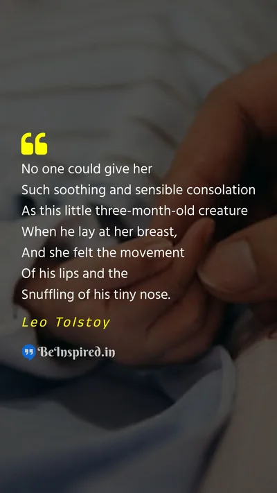 World Breastfeeding Week Quote related to breastfeeding, comfort, soothing, bonding, love