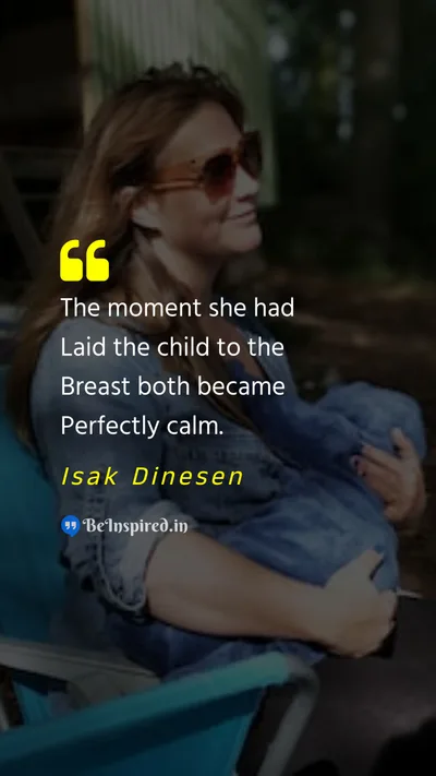World Breastfeeding Week Quote related to breastfeeding, calming, soothing, comfort, bonding