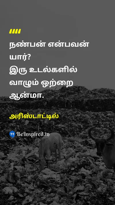 அரிஸ்டாட்டில் Tamil Picture Quote on friendshipநட்பு loveகாதல் 