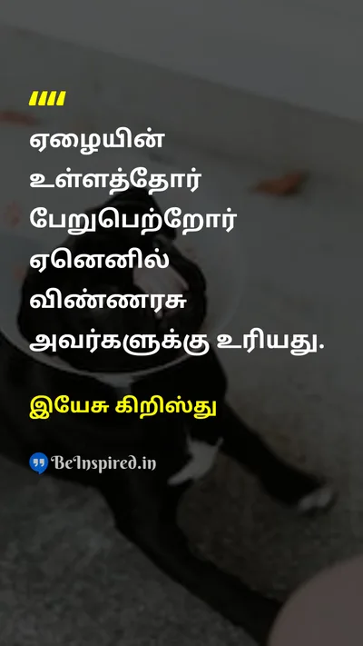 Jesus Christ Tamil Picture Quote on 