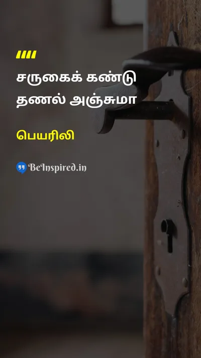 Peyarili Tamil Picture Quote on 