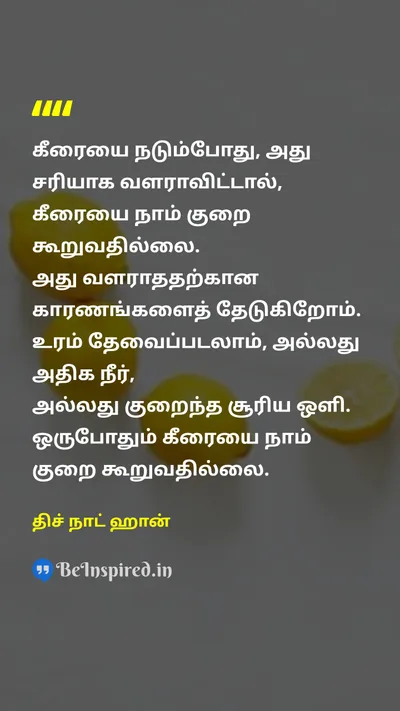திச் நாட் ஹான் Tamil Picture Quote on perspectiveperspective understandingunderstanding problem-solvingproblem-solving lifelife 