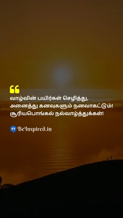 Pongal Wishes Quote related to 