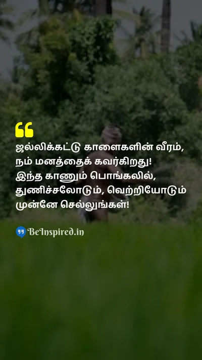 Pongal Wishes Quote related to 